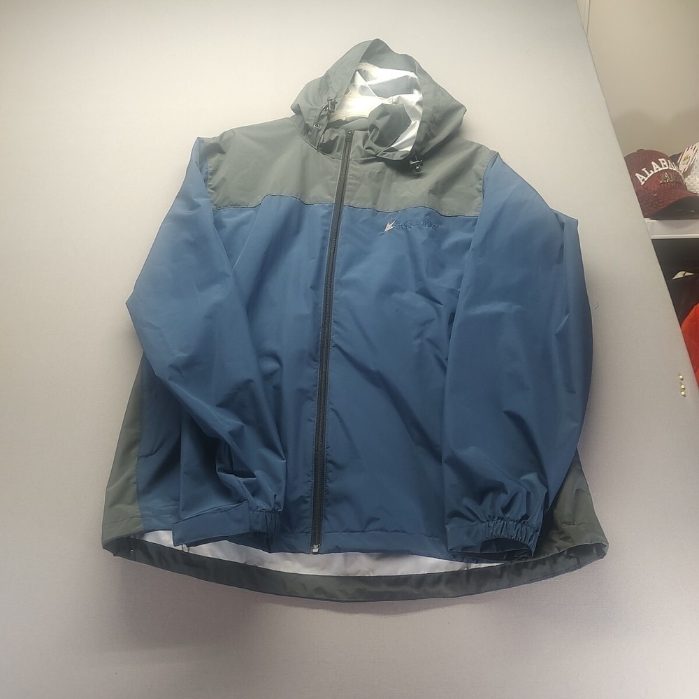frogg toggs Jacket Mens M/L Packable Rain Zip Lightweight Coat Windbreaker Hood